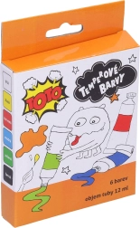 Farby temperowe metaliczne zestaw 6×12 ml