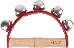 Classic World dziecięce janczary – drewniane muzyczne dzwoneczki