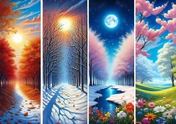 Puzzle Bramy czterech pór roku 1000 elementów