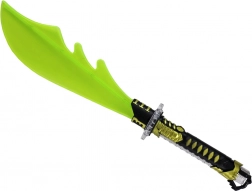 Świecąca żółta maczeta dla dzieci na baterie