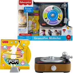 Interaktywny gramofon dla dzieci Fisher-Price z muzyką