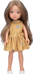 Lalka w żółtej sukience