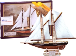 3D puzzle żaglowiec BLUENOSE – drewniany model statku
