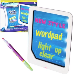 Magiczny tablet LED dla dzieci ze światłem