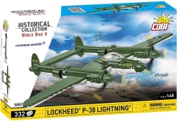 Klockowa konstrukcja samolotu LOCKHEED P-38 Lightning – 332 elementy