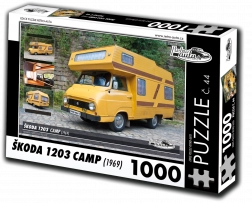 Puzzle RETRO-AUTA ŠKODA 1203 Camp (1969) – 1000 elementów