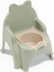 Dziecinny nocnik z tygrysem EKO zielony