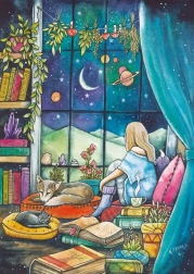 puzzle Magnolia po zmroku 1000 elementów