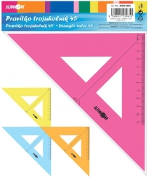 ekierka trójkątna z podziałką 16 cm