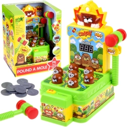 Zręcznościowa gra Uderz Kreta ze światłami i dźwiękami