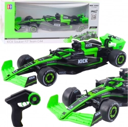 RC bolid F1 C44 KICK Sauber 1:16 czarno‑zielony