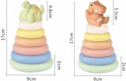 ZIRO miękkie nakładane kółka dino