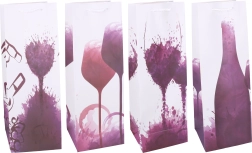 Torebka prezentowa na butelkę M 36 × 12,5 × 8,5 cm całoroczna