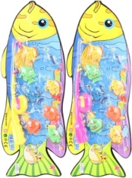 Dziecięcy zestaw wędkarski z wędką, kołowrotkiem i 8 rybkami