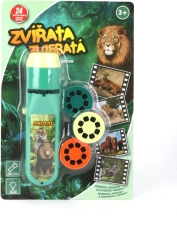 Latarka i projektor zwierząt dla dzieci