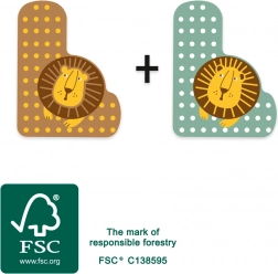 small foot Drewniana litera L dla dzieci