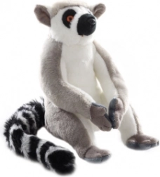 pluszowy lemur z zapięciem na rzep 21 cm eco-friendly