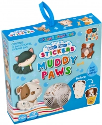 zmieniające kolor kąpielowe naklejki ze zwierzątkami z siateczką