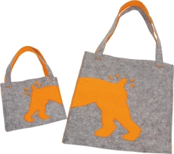 Small Foot filcowe torby Struppi – zestaw 2 szt.