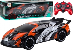 rc auto sportowe 1:10 szaro‑pomarańczowe do 25 km/h