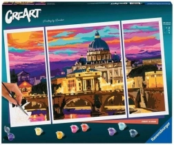 Ravensburger CreArt panorama – Rzym malowanie po numerach