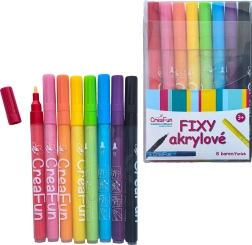 CreaFun markery akrylowe 8 kolorów