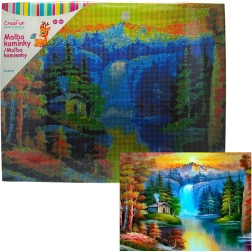 Diamentowe malowanie Wodospad 40 × 50 cm