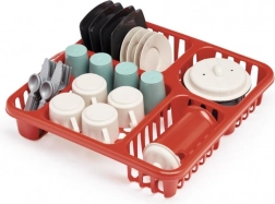 Duży zestaw naczyń z ociekaczem dla dzieci