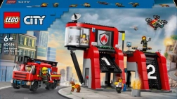 LEGO City remiza strażacka z wozem strażackim