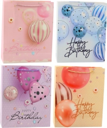Torba prezentowa urodzinowa z balonikami Happy Birthday 32 × 26 × 12 cm