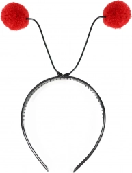 Dziecięca opaska Biedronka z czułkami