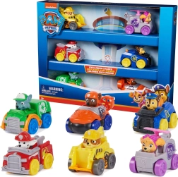 Paw Patrol Pup Squad Racers – zestaw 6 autek z figurkami