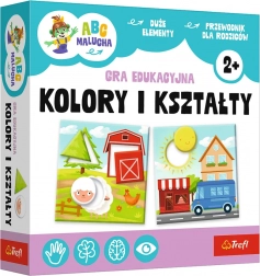 Edukacyjna gra kolory i kształty ABC malucha RODZINA TREFLIKÓW Trefl