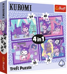 Puzzle 4w1 z KUROMI – HELLO KITTY