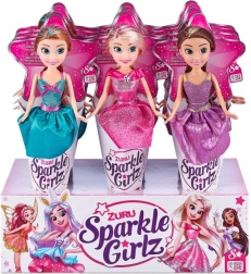 Lalka SPARKLE GIRLZ księżniczka w rożku 10,5" – display 12 szt.