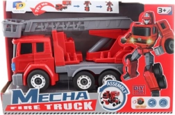 Samochód strażacki i robot na baterie