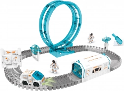 Kosmiczna trasa z projektorem i kosmonautą