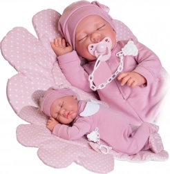 Realistyczna lalka niemowlę Luna z miękkim ciałem 42 cm