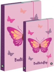 Zestaw pudełek na zeszyty A4 i A5 z motywem motyla