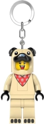 LEGO brelok do kluczy mops – minifigurka