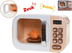 Dziecięca kuchenka mikrofalowa z realistycznymi światłami i dźwiękami