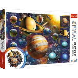 Puzzle spiralne układ słoneczny 1040 elementów