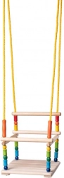 Drewniana huśtawka dla dzieci do 35 kg