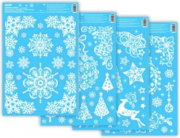 Świąteczne folie okienne Glitr 20x30 cm