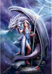 Clementoni Puzzle Smocza Czarodziejka 1000 elementów