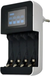 Inteligentna ładowarka Solight AA/AAA z wyświetlaczem LCD