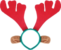 Świąteczna opaska Renifer z uszami