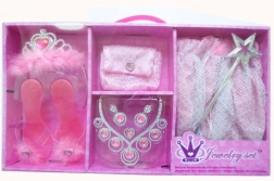 Dziecięcy zestaw księżniczki ze spódniczką i pantofelkami