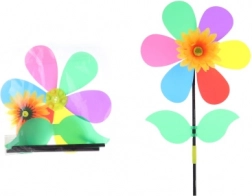 wiatraczek kwiat na plastikowym patyku