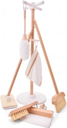 Drewniany zestaw do sprzątania dla dzieci